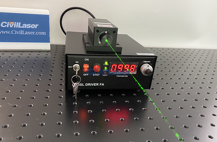 532nm narrow linewidth laser